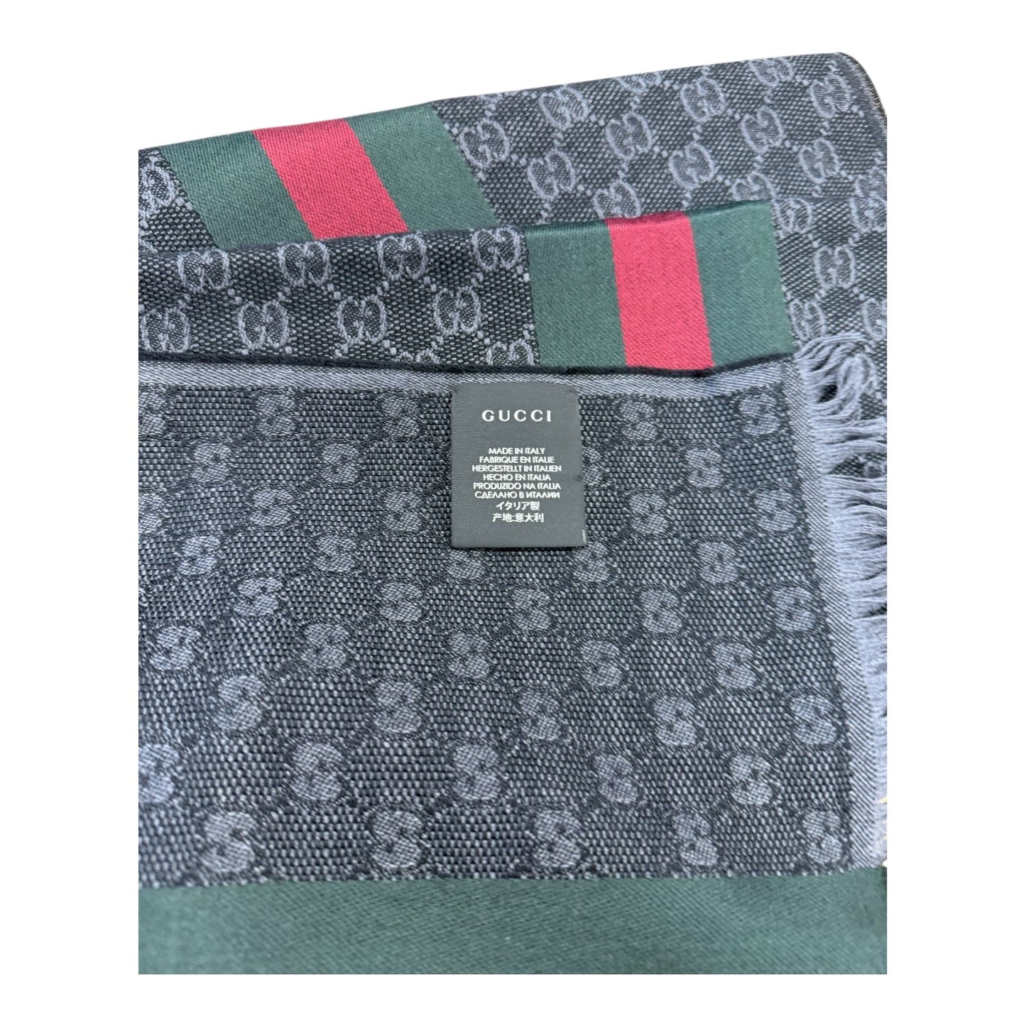 Scarf Luxury Designer By Gucci In Black