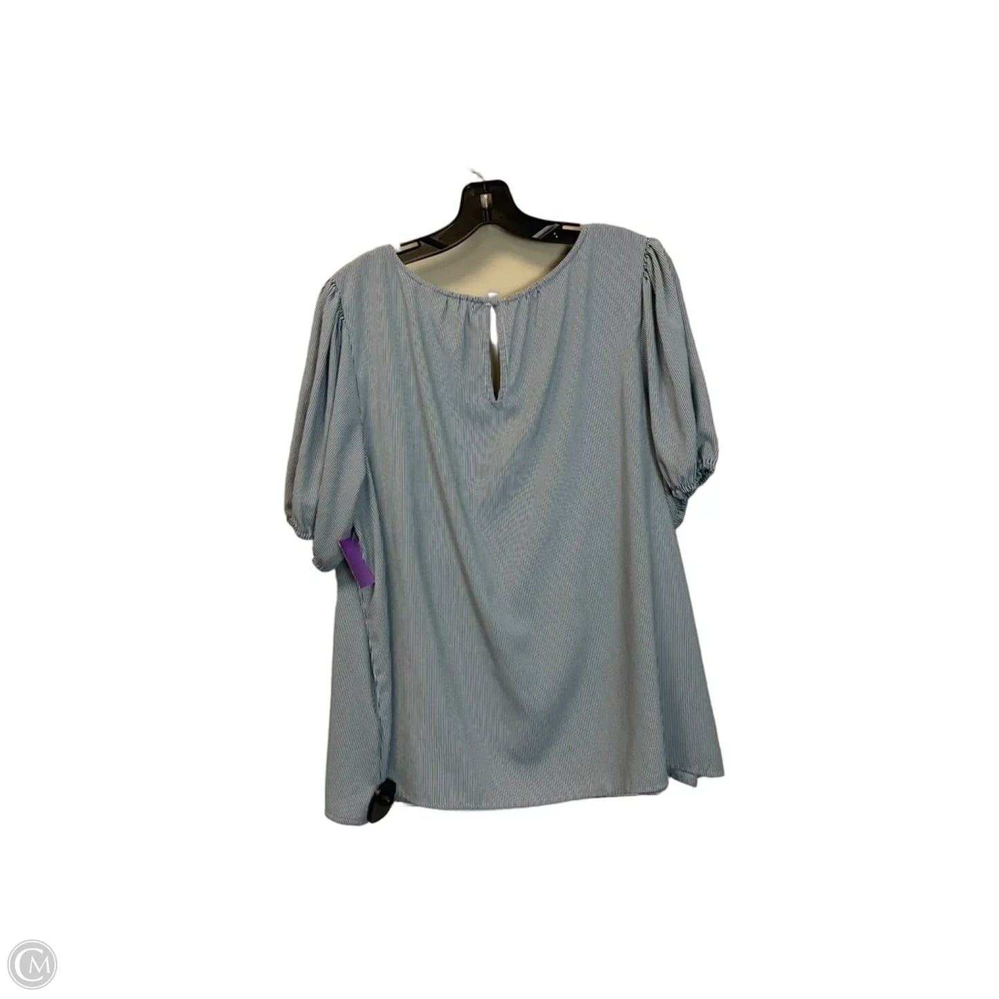 Top Short Sleeve By Lc Lauren Conrad In Striped Pattern, Size: Xxl