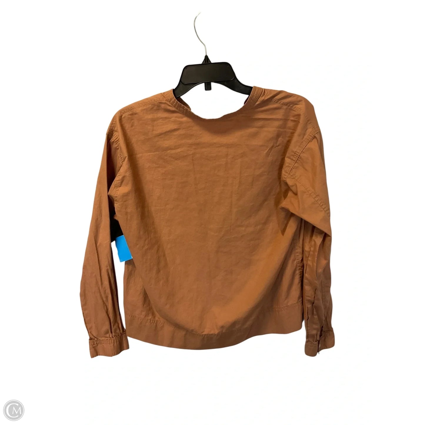 Top Long Sleeve By Everlane In Orange, Size: S