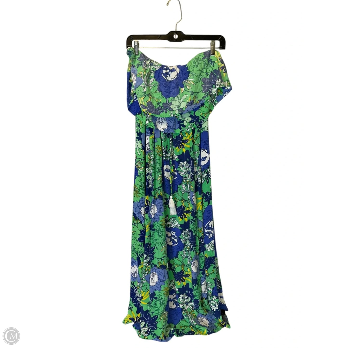 Dress Casual Midi By Japna In Blue & Green, Size: S