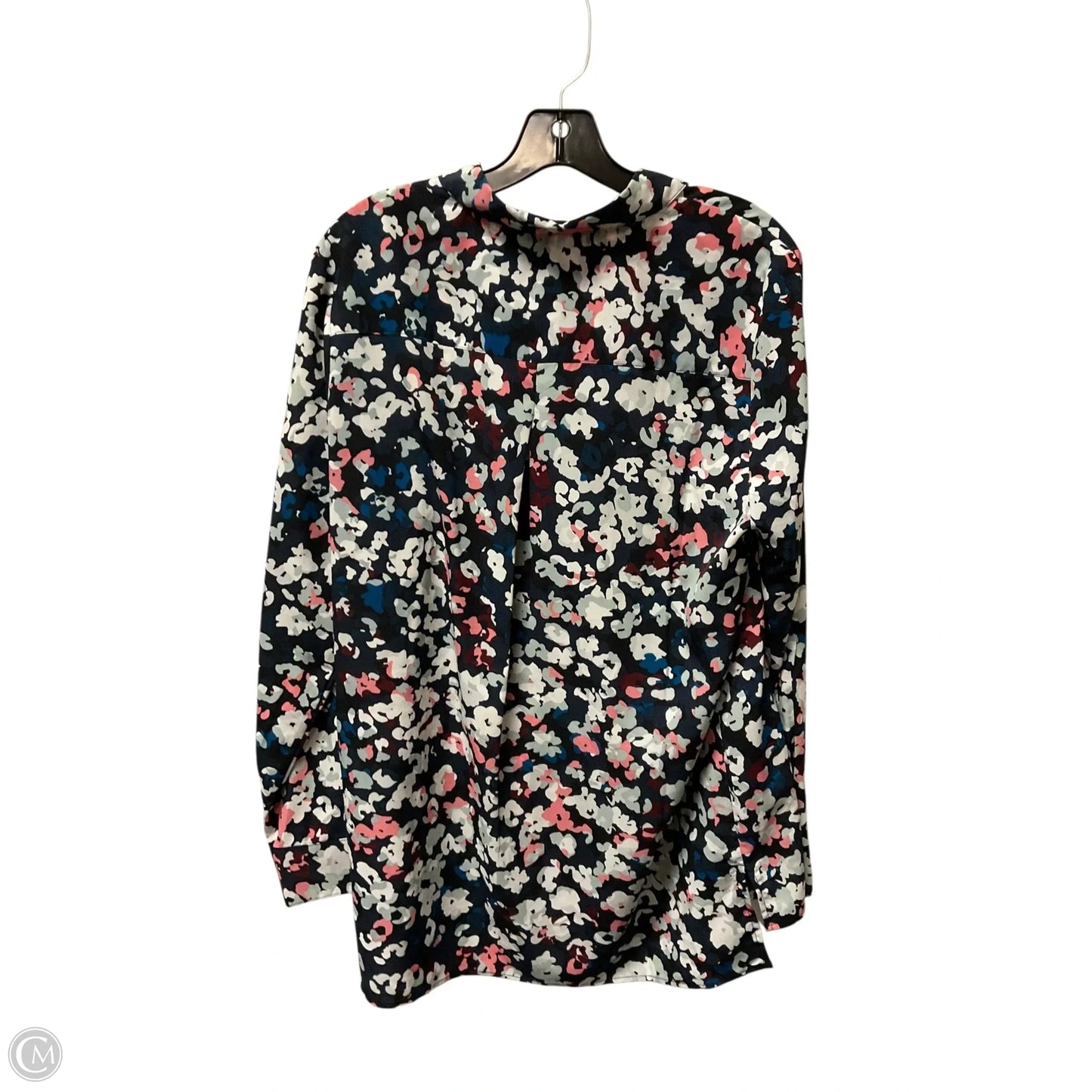 Top Long Sleeve By Ellen Tracy In Floral Print, Size: L