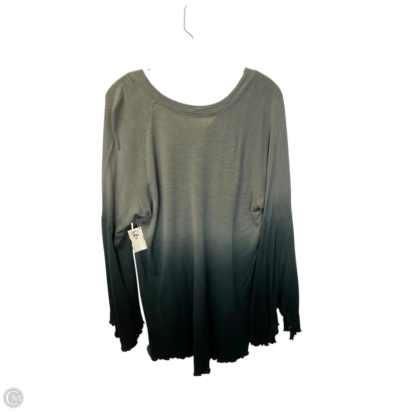 Top Long Sleeve By Seven 7 In Blue, Size: Xl