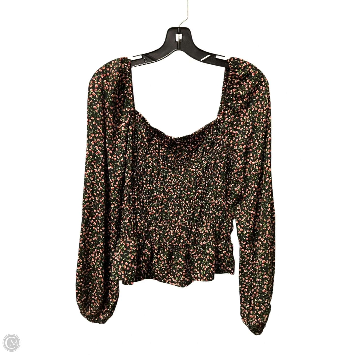 Top Long Sleeve By Sienna Sky In Floral Print, Size: L