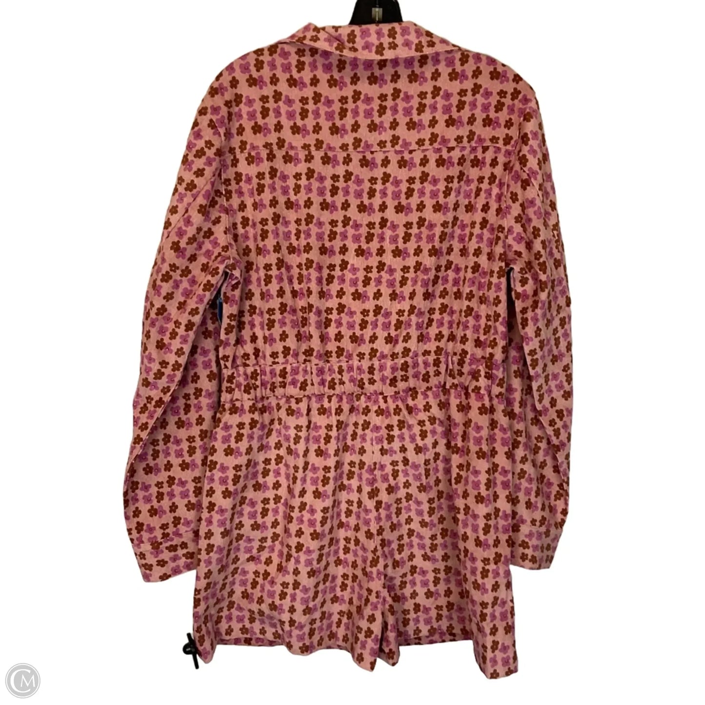 Romper By Entro In Brown & Pink, Size: L
