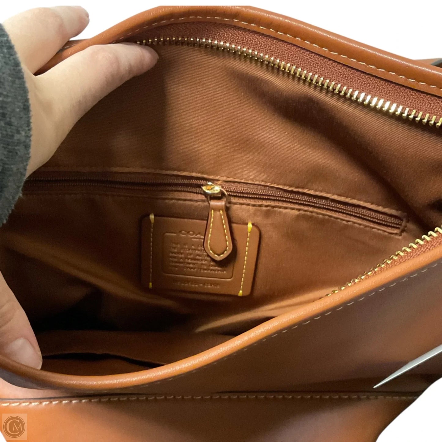 Crossbody Designer By Coach, Size: Medium