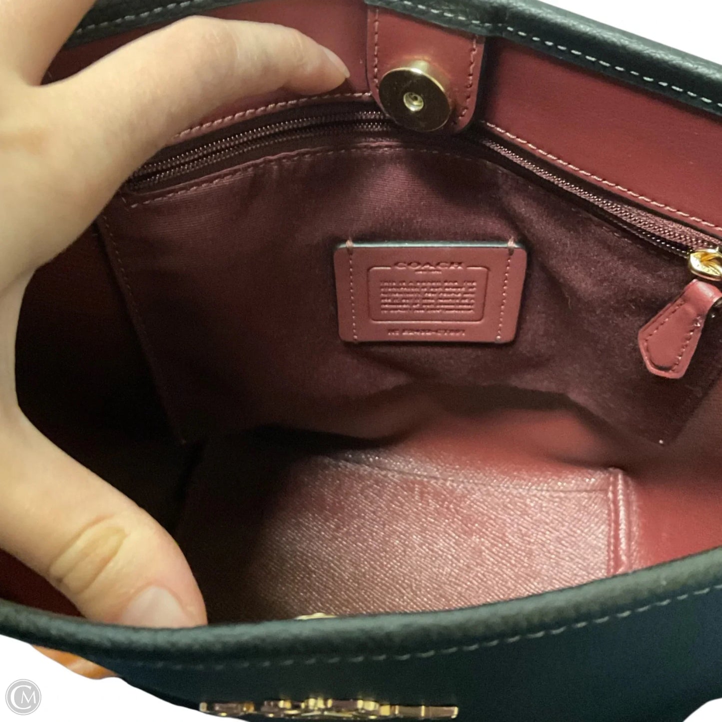 Crossbody Designer By Coach, Size: Small