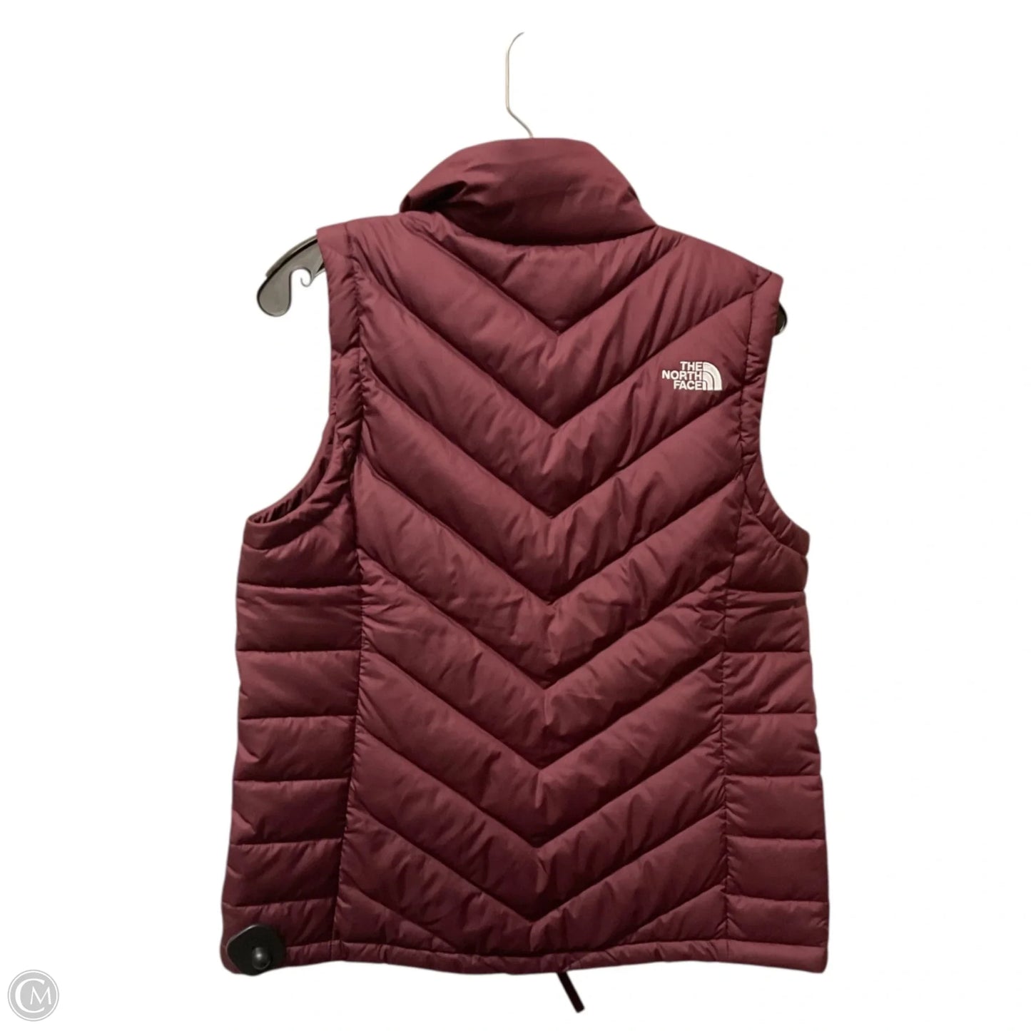 Vest Puffer & Quilted By The North Face In Maroon, Size: M