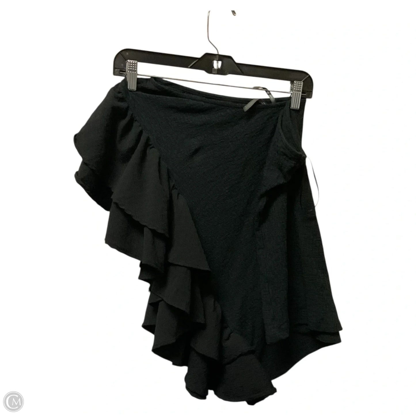 Top Short Sleeve By Anthropologie In Black, Size: Xl