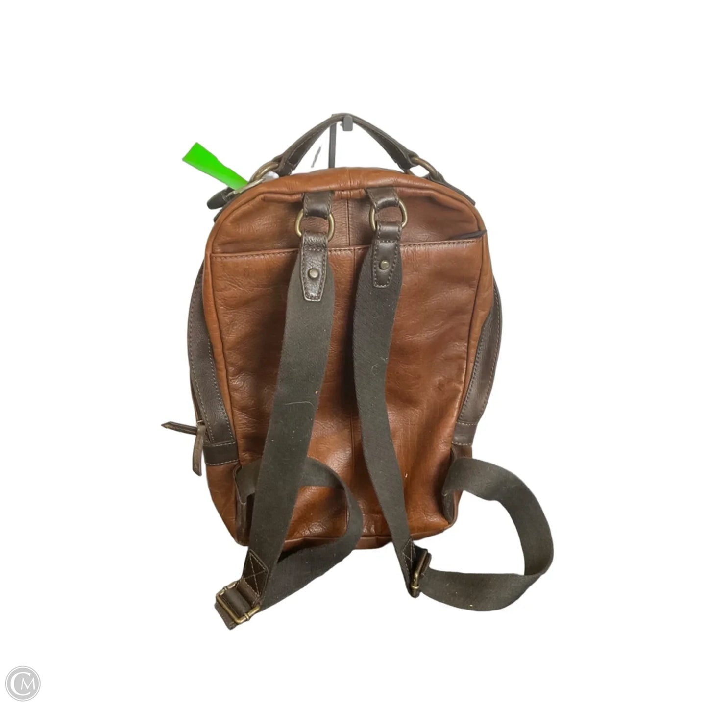 Backpack Leather By Fossil, Size: Medium