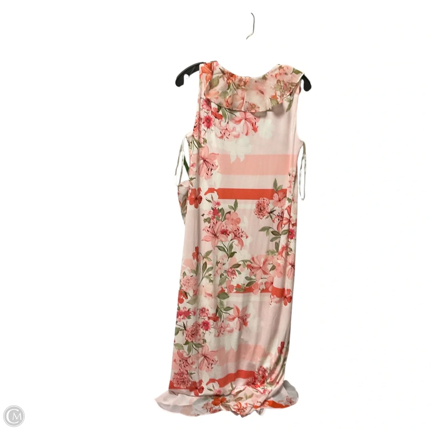 Dress Party Long By Calvin Klein In Floral Print, Size: S