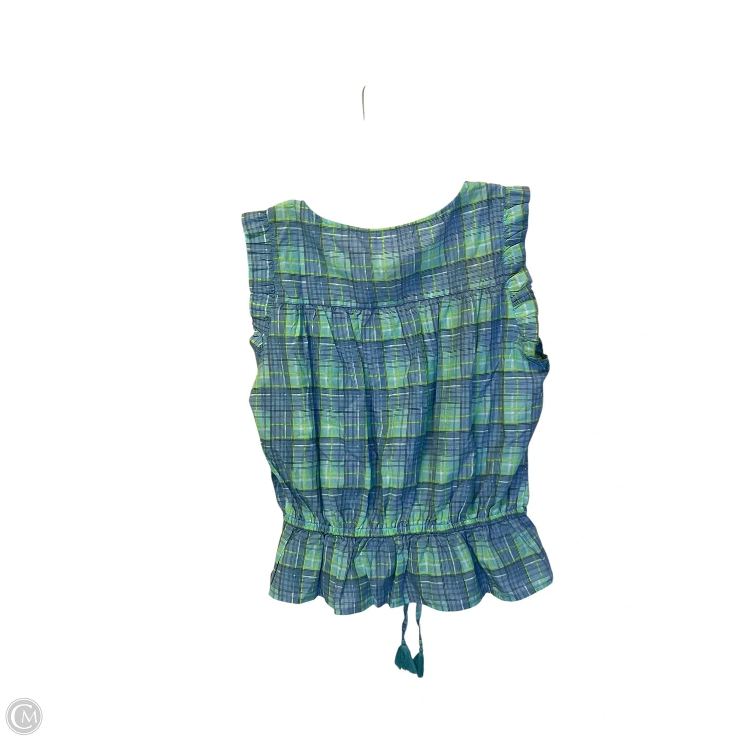 Top Sleeveless By Simply Southern In Blue, Size: S