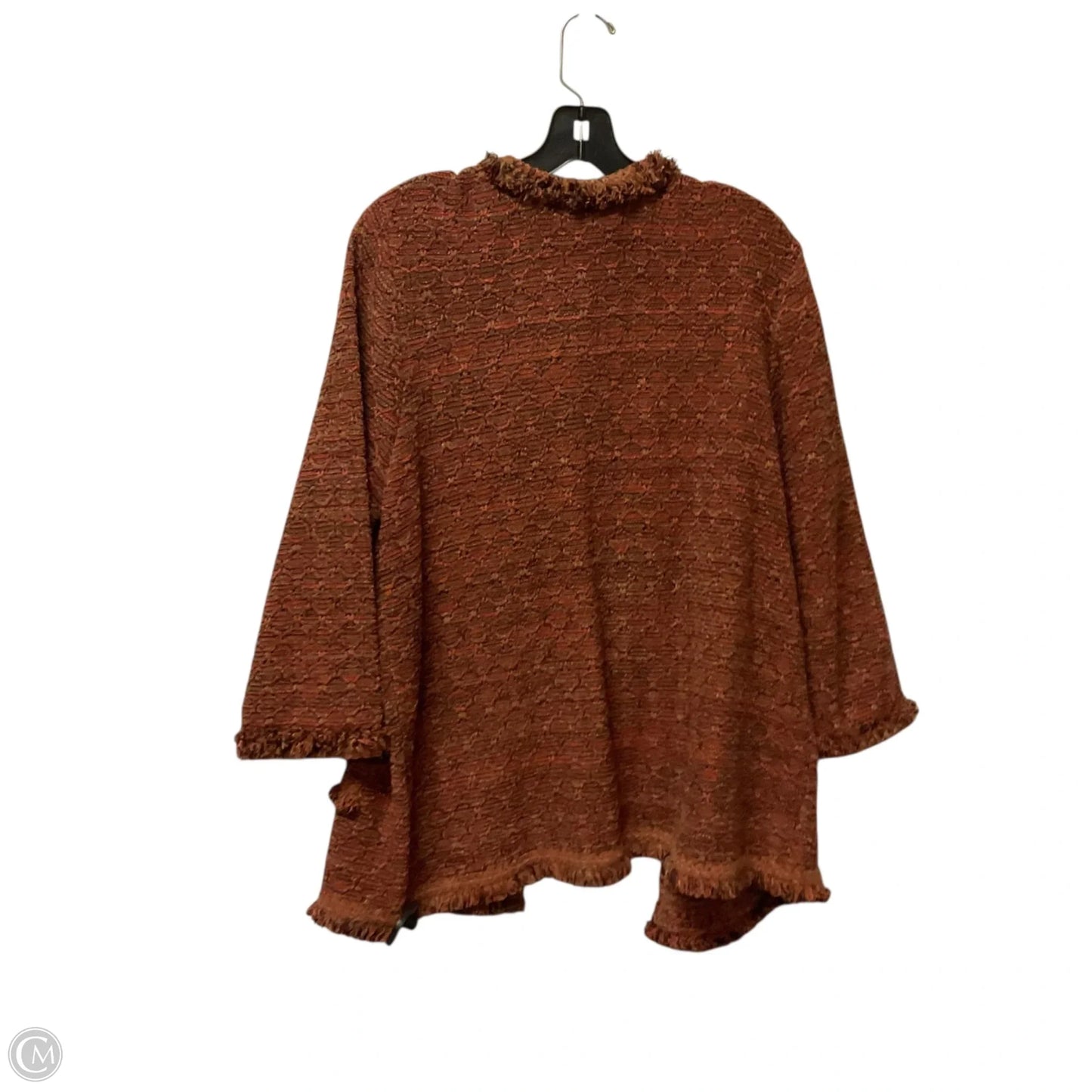 Cardigan By Chicos In Orange, Size: L