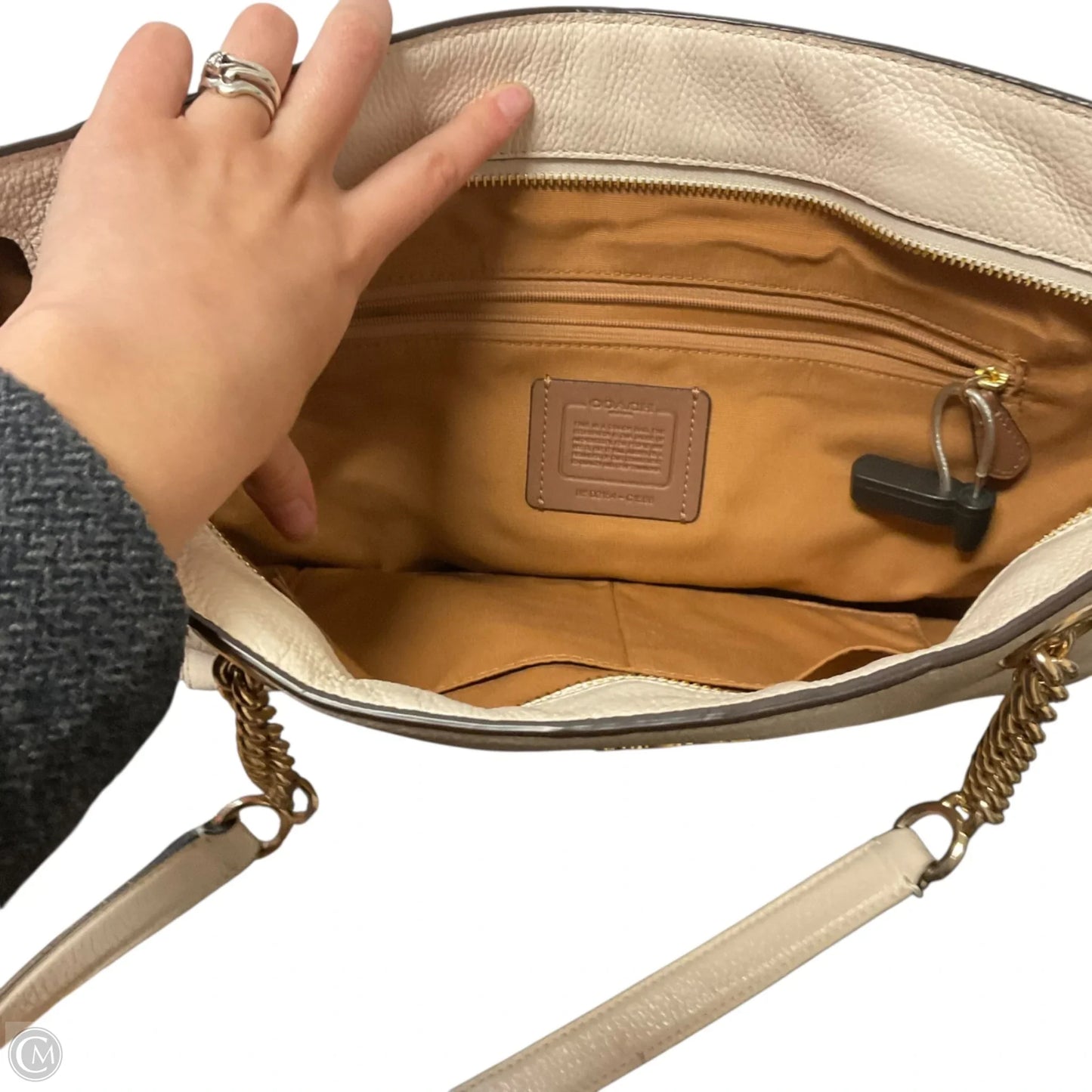 Handbag Designer By Coach, Size: Large