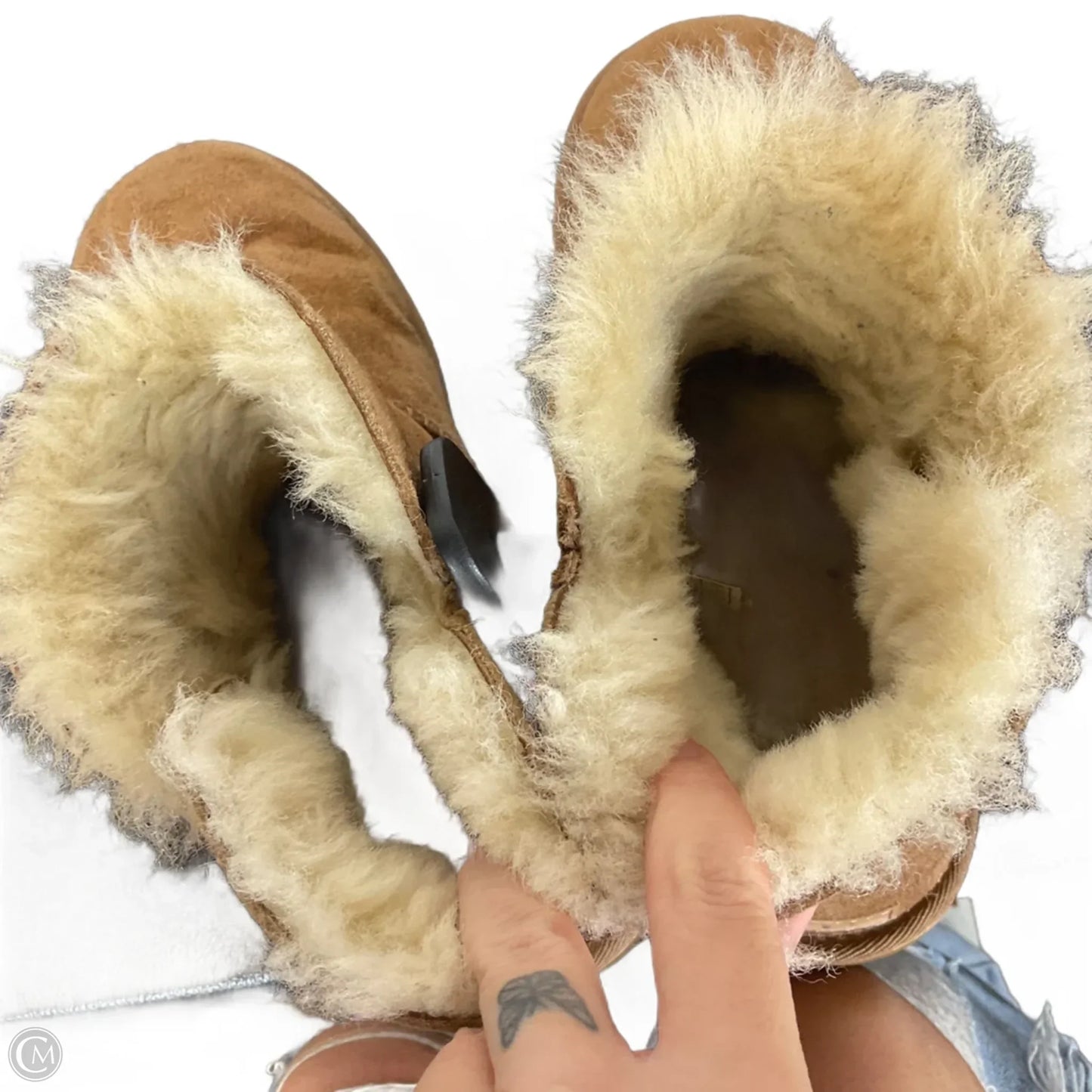 Boots Designer By Ugg In Brown, Size: 8