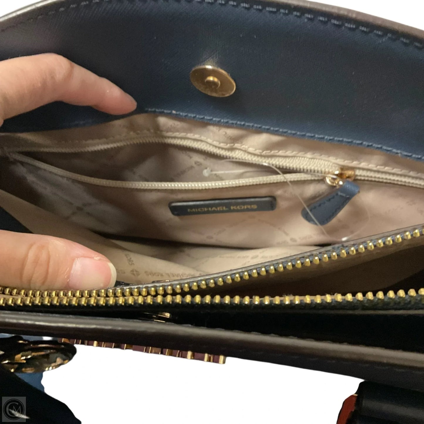 Handbag Designer By Michael Kors, Size: Medium