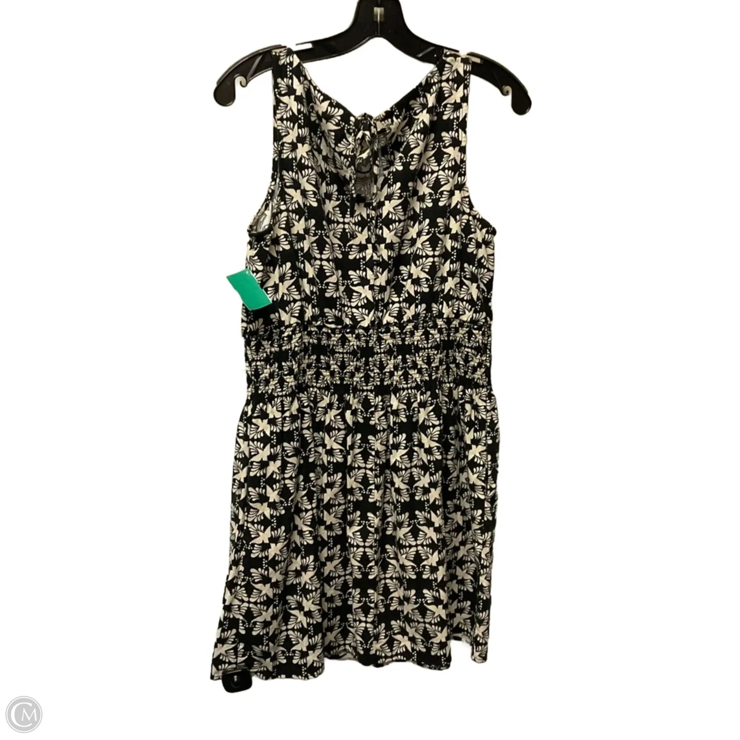 Dress Casual Short By Universal Thread In Black & Cream, Size: M
