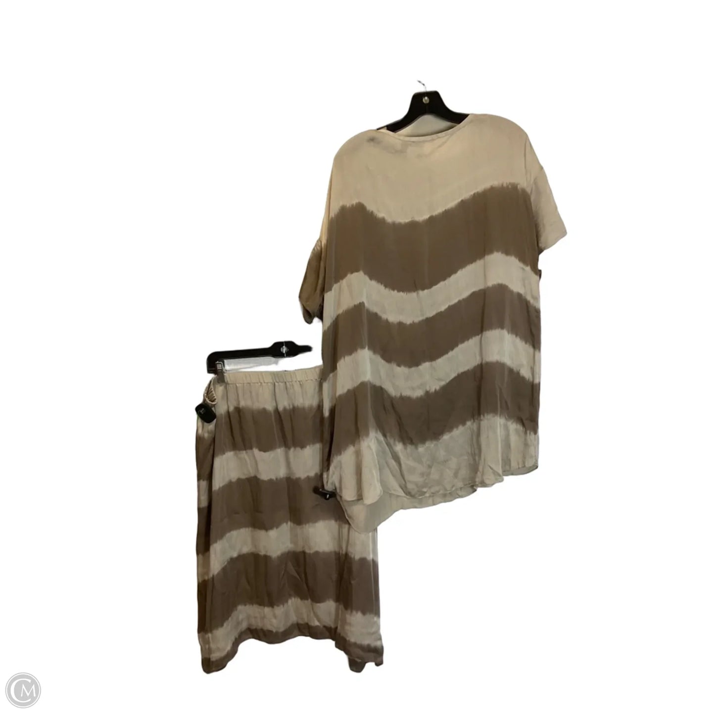 Skirt Set 2pc By Eileen Fisher In Brown, Size: Xl
