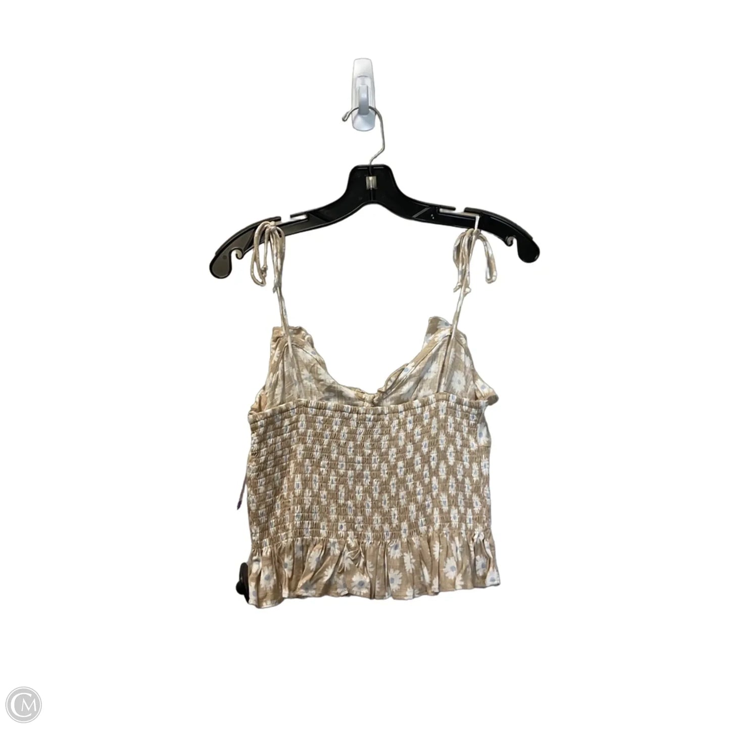 Top Sleeveless By Forever 21 In Tan, Size: M