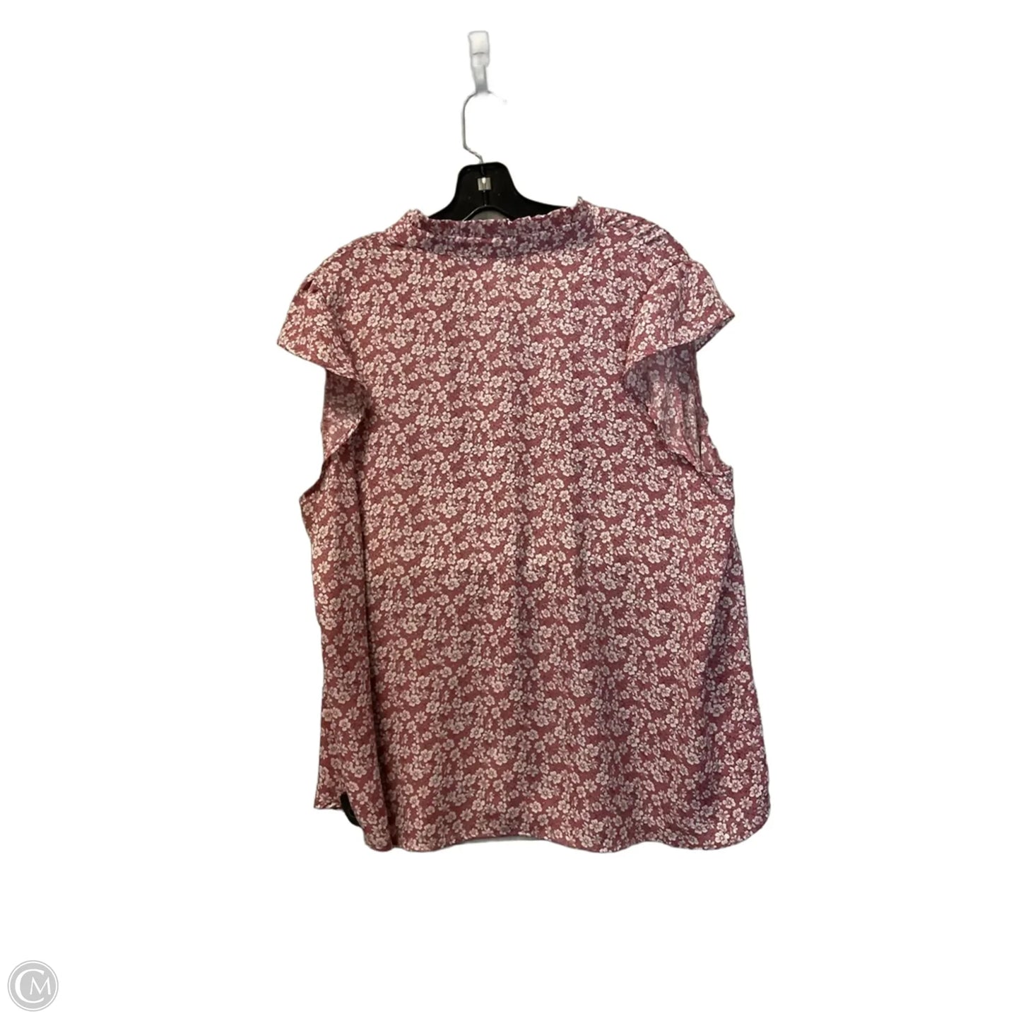 Top Short Sleeve By Sweet Rain In Floral Print, Size: 2x