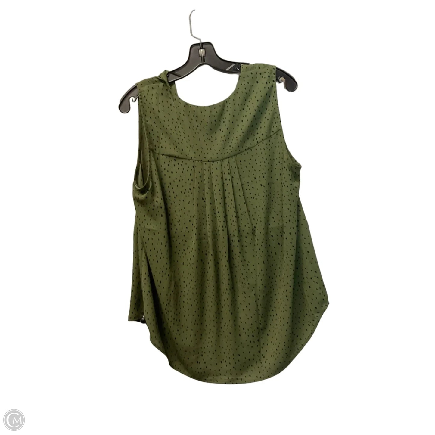 Top Sleeveless Basic By Clothes Mentor In Green, Size: L