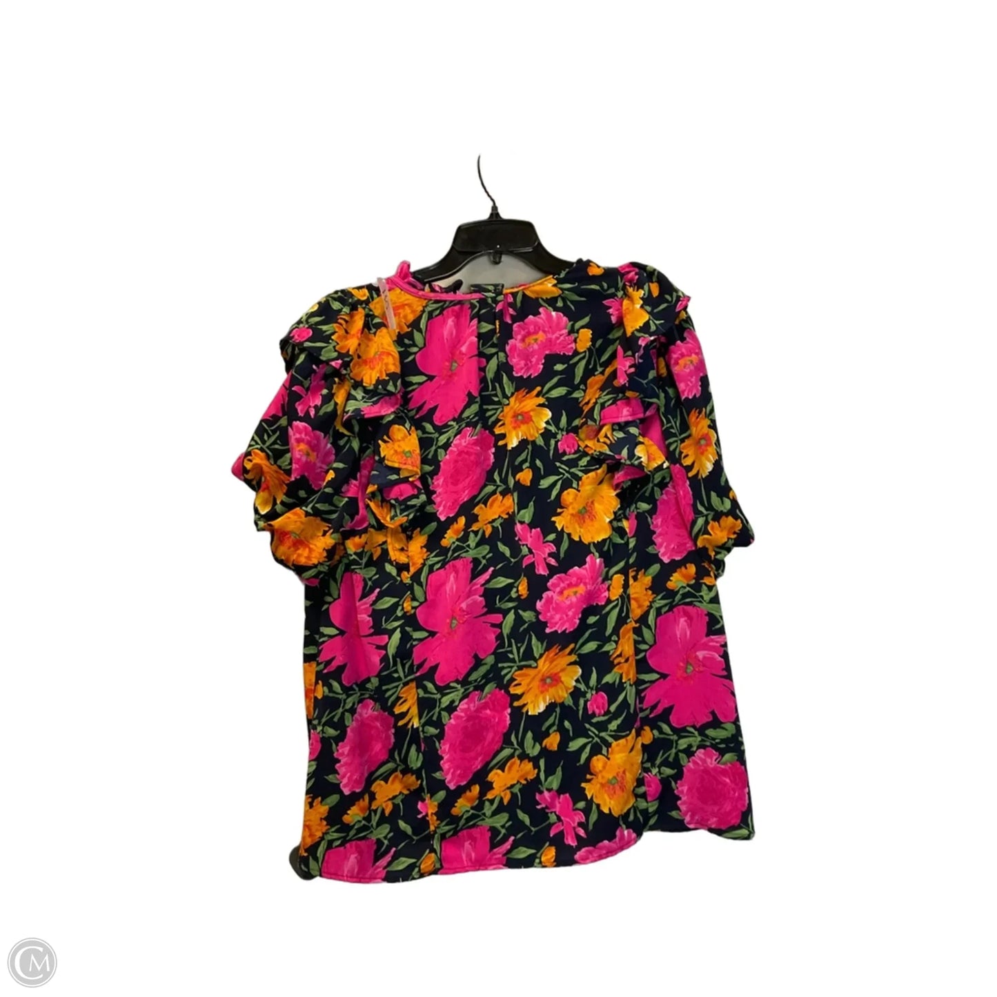 Top Short Sleeve By Entro In Floral Print, Size: M