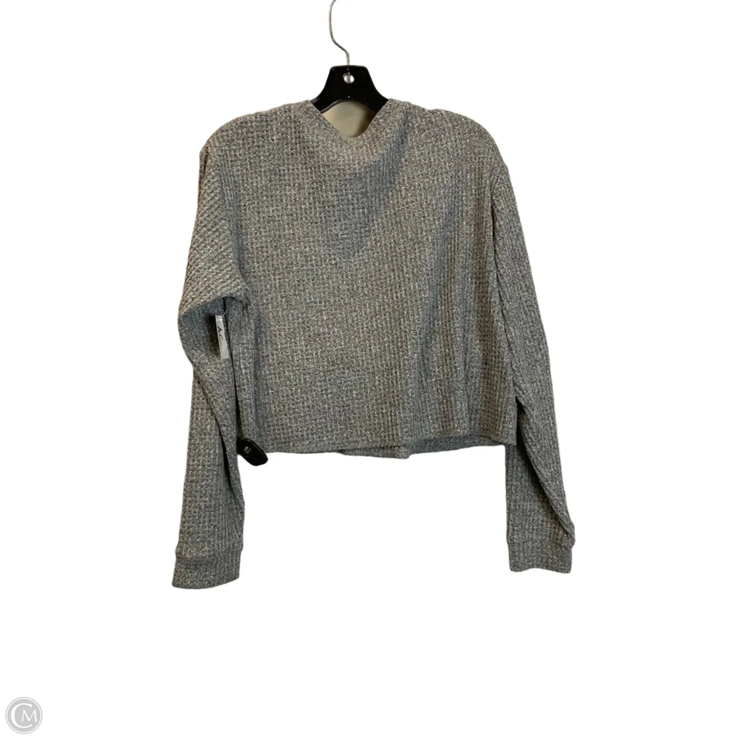 Top Long Sleeve Basic By Wild Fable In Grey, Size: M