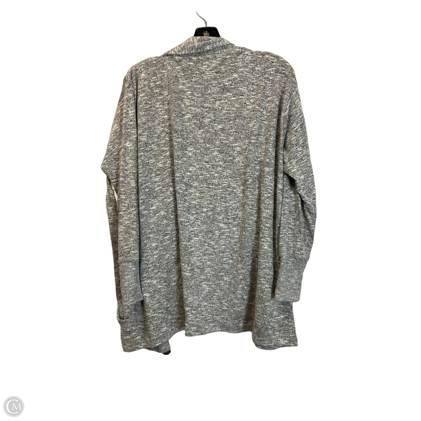 Cardigan By Clothes Mentor In Grey, Size: 2x