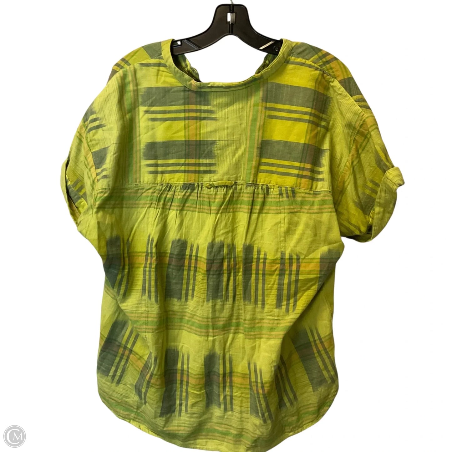 Top Short Sleeve By Pilcro In Green, Size: Xl