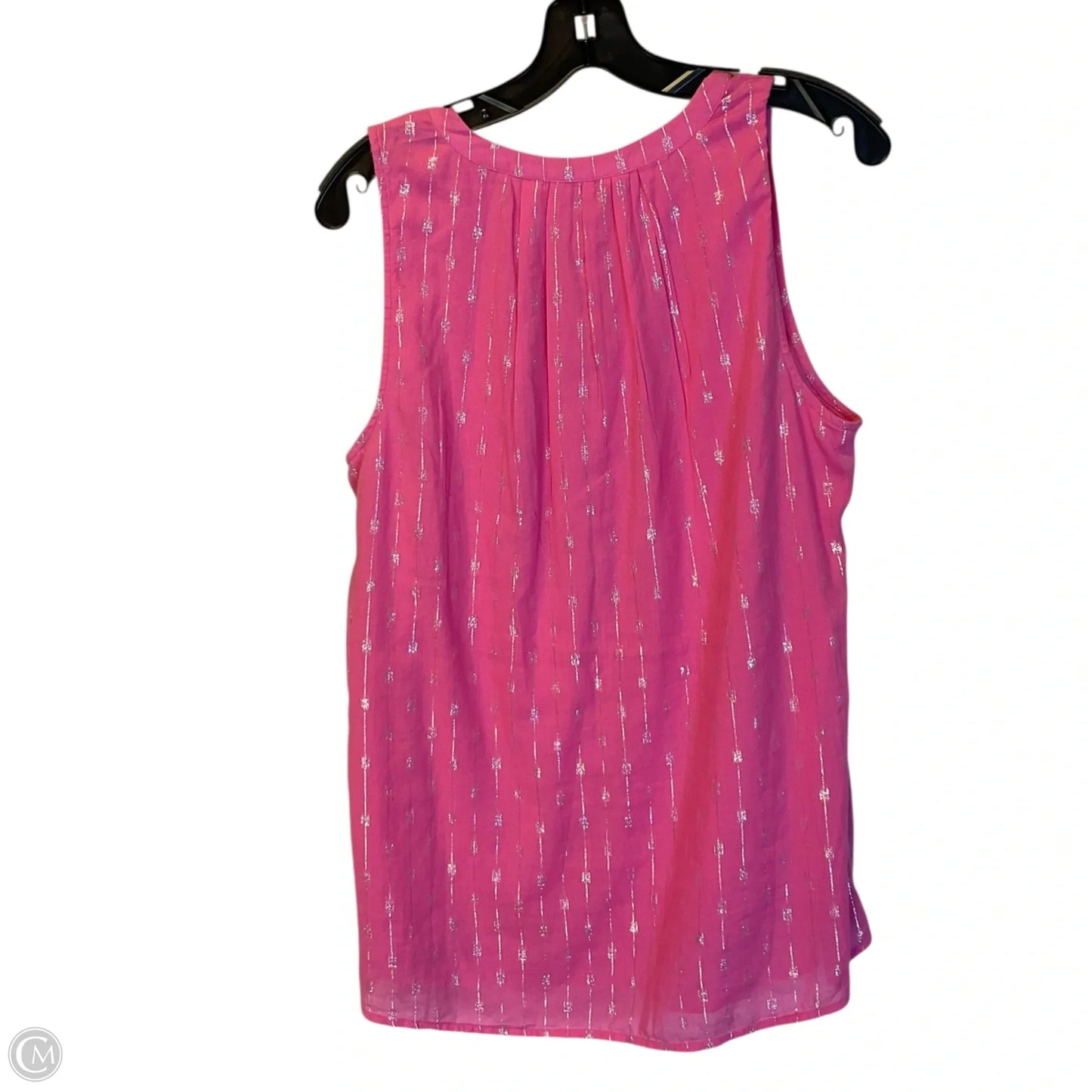 Top Sleeveless By Crown And Ivy In Pink, Size: M