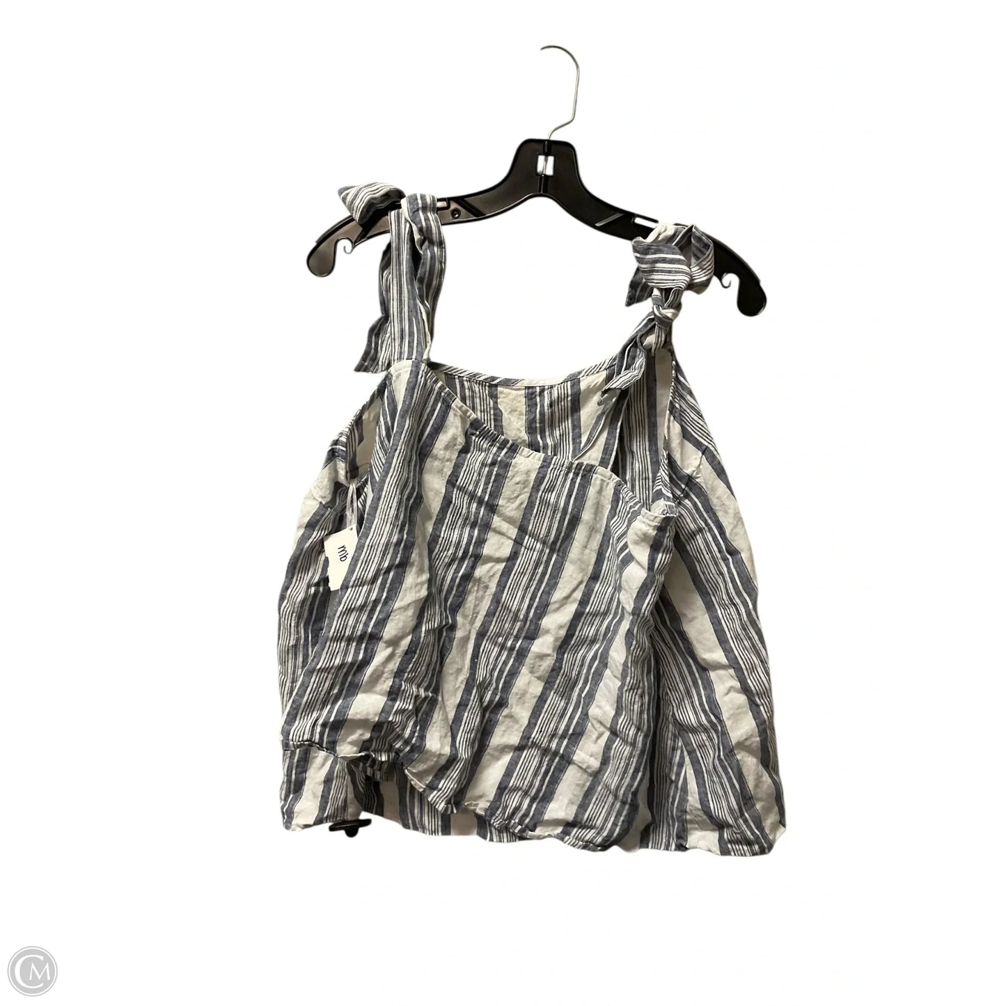 Top Sleeveless By Crown And Ivy In Striped Pattern, Size: Xxl