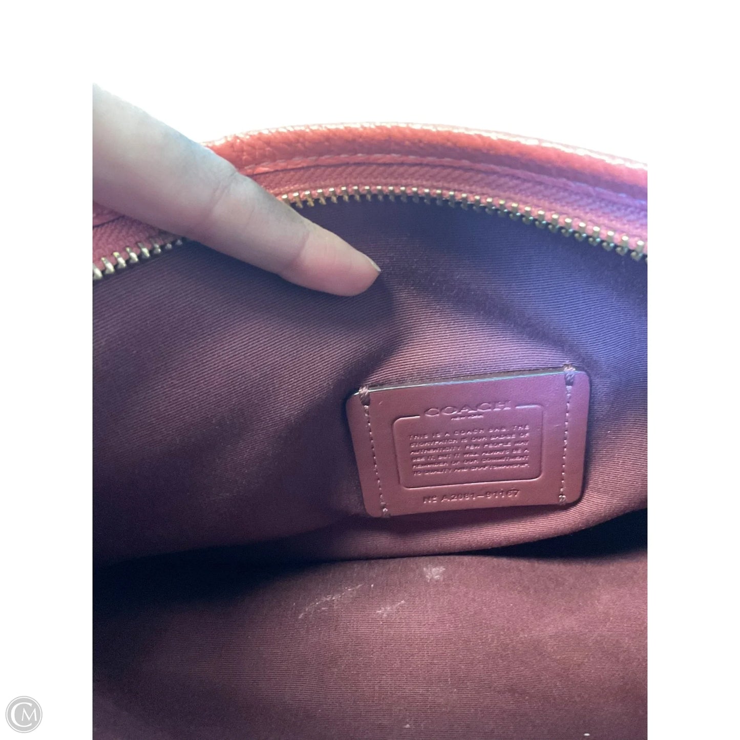 Crossbody Designer By Coach, Size: Medium