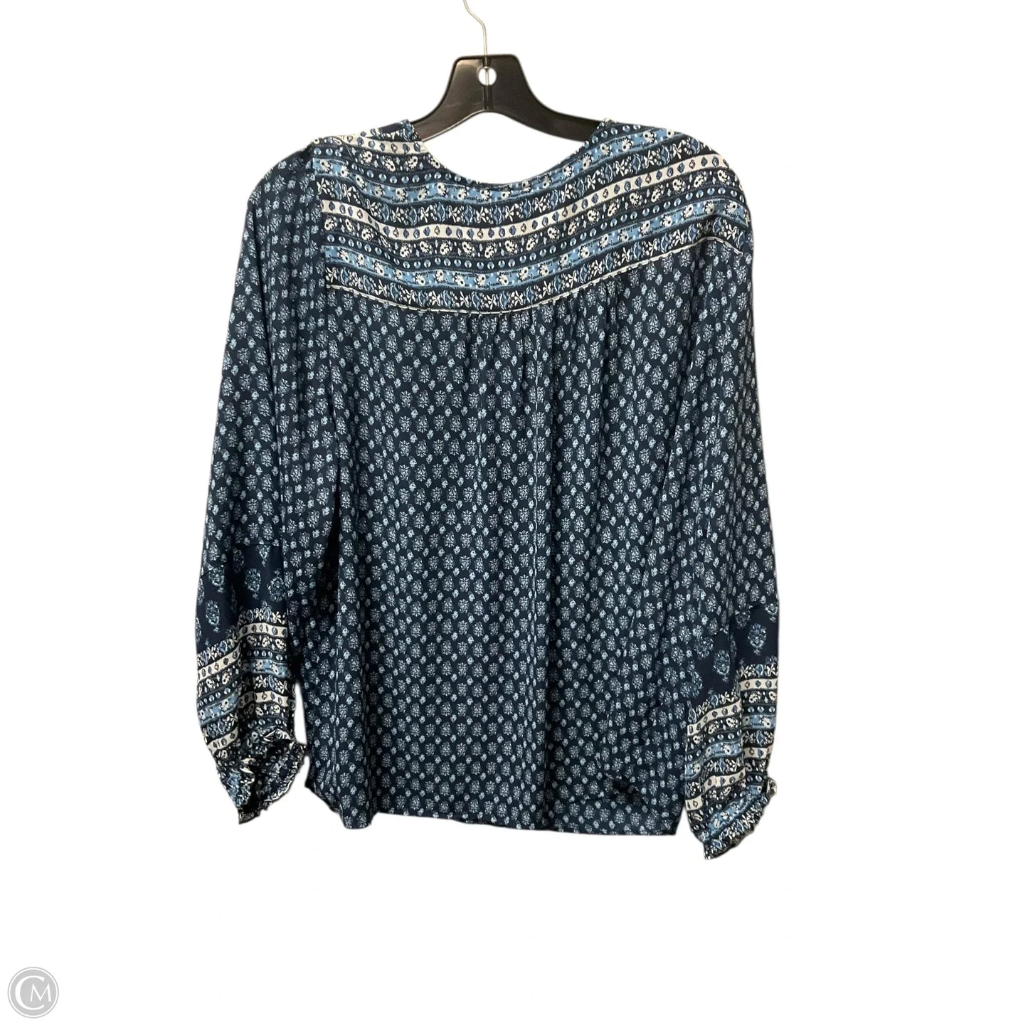 Top Long Sleeve By Joie In Blue, Size: Xl