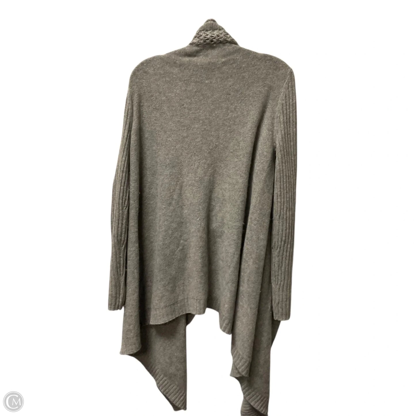 Sweater Cardigan Cashmere By Velvet In Grey, Size: M