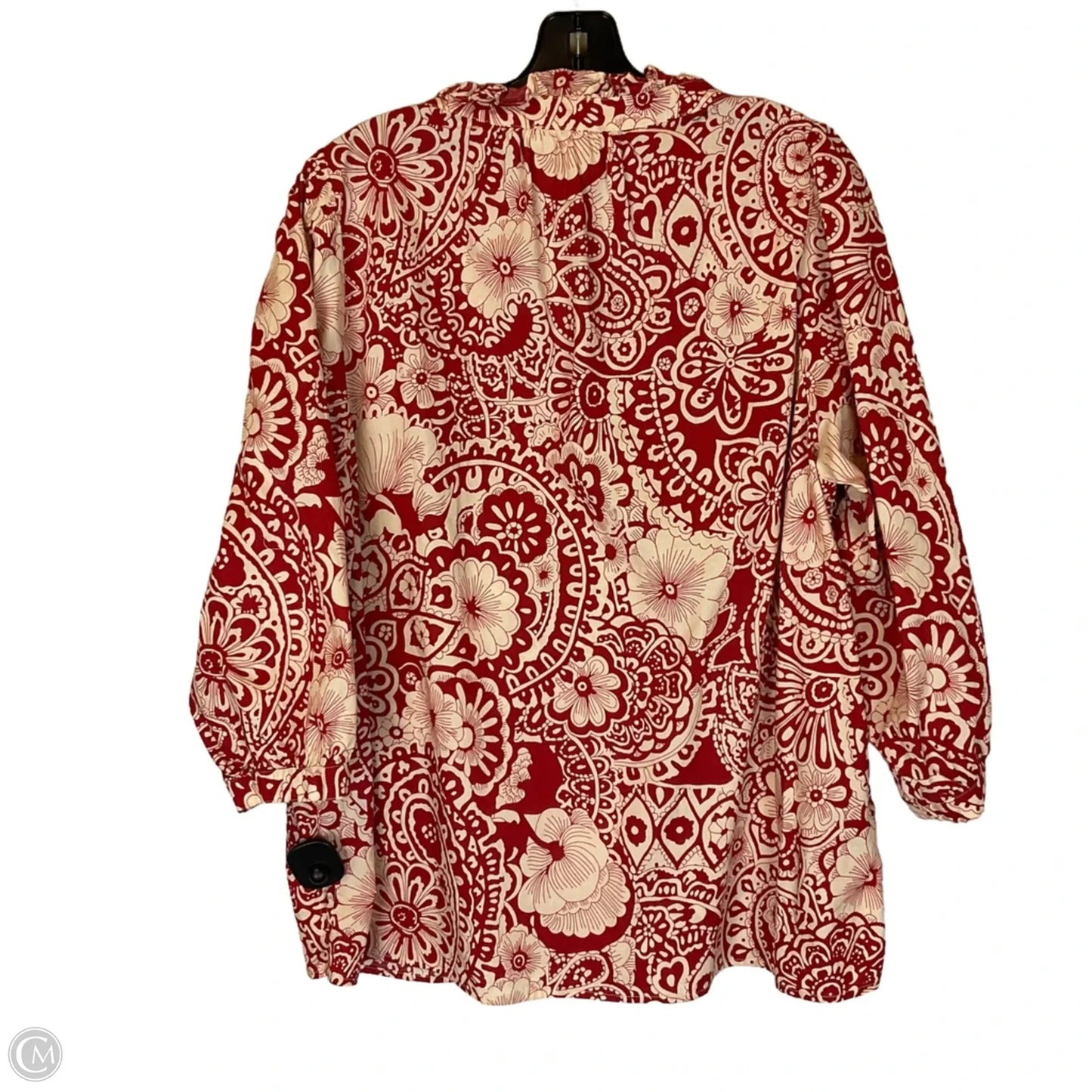 Top Long Sleeve By Umgee In Red, Size: 2x
