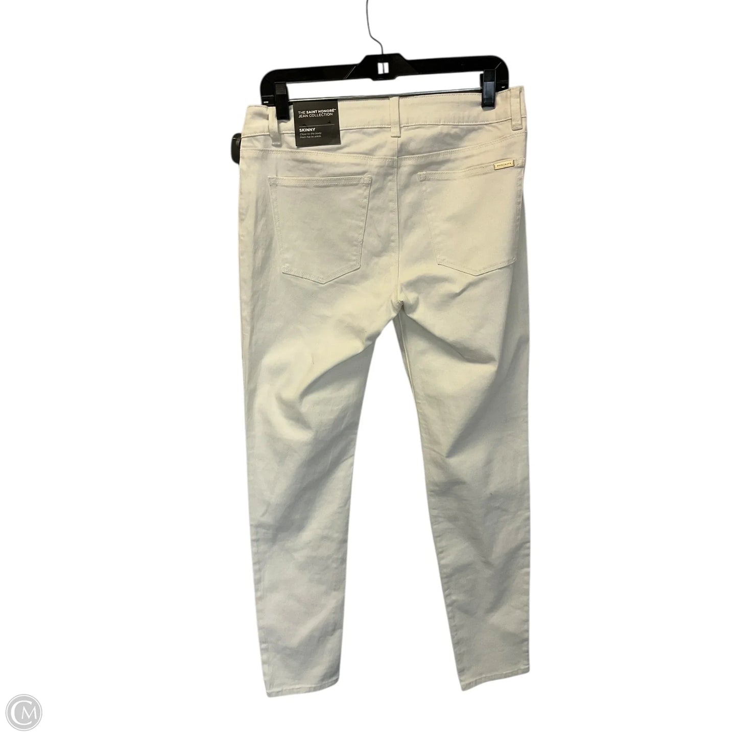 Jeans Straight By White House Black Market In Cream, Size: 8