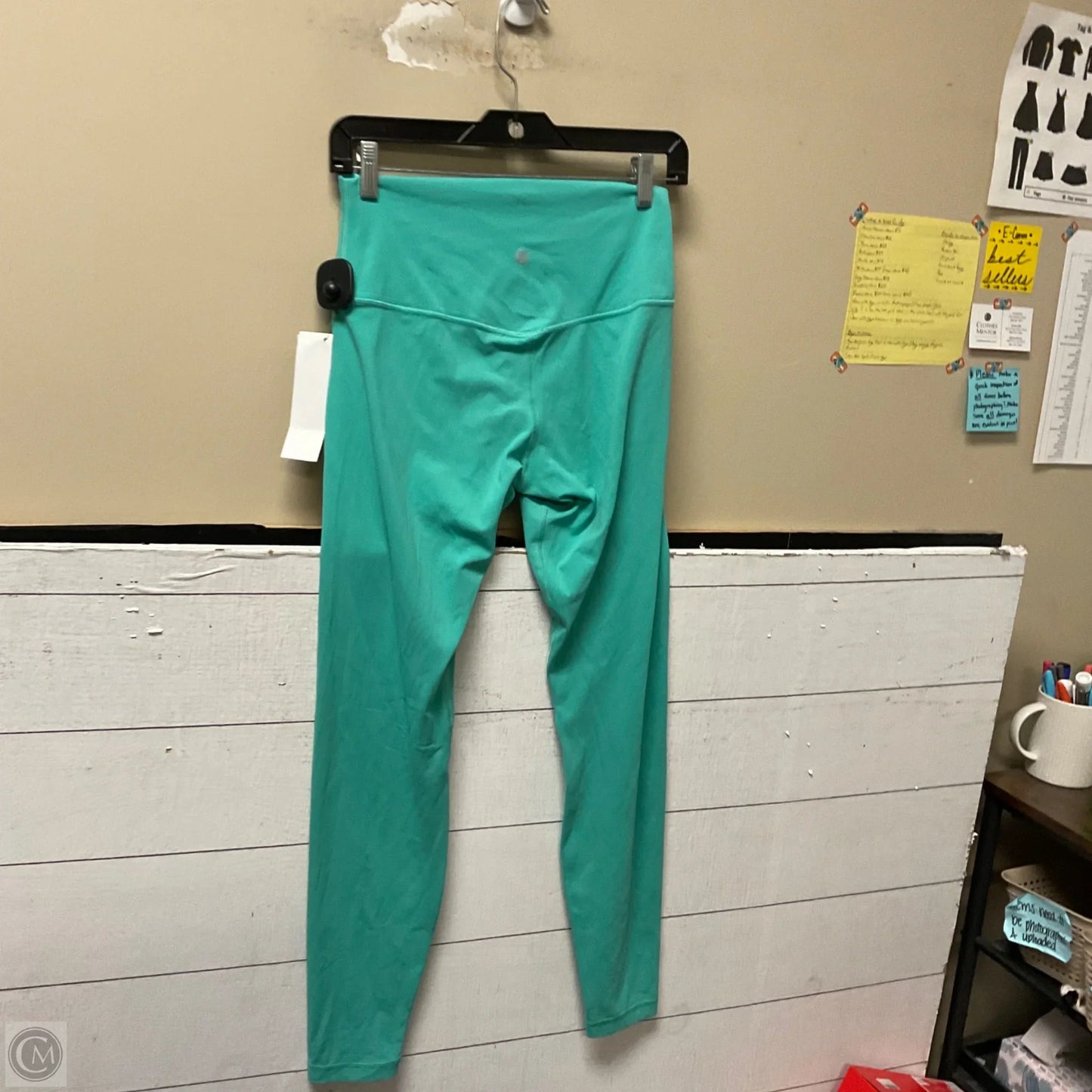 Athletic Leggings By Lululemon In Teal, Size: 8