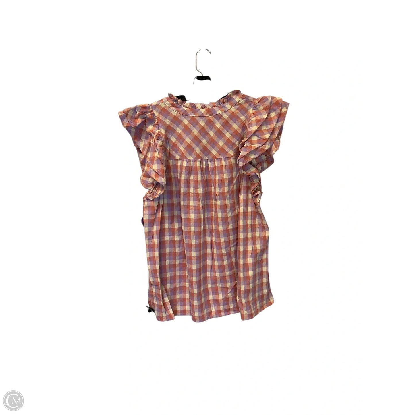 Top Sleeveless By Entro In Pink & Purple, Size: 1x