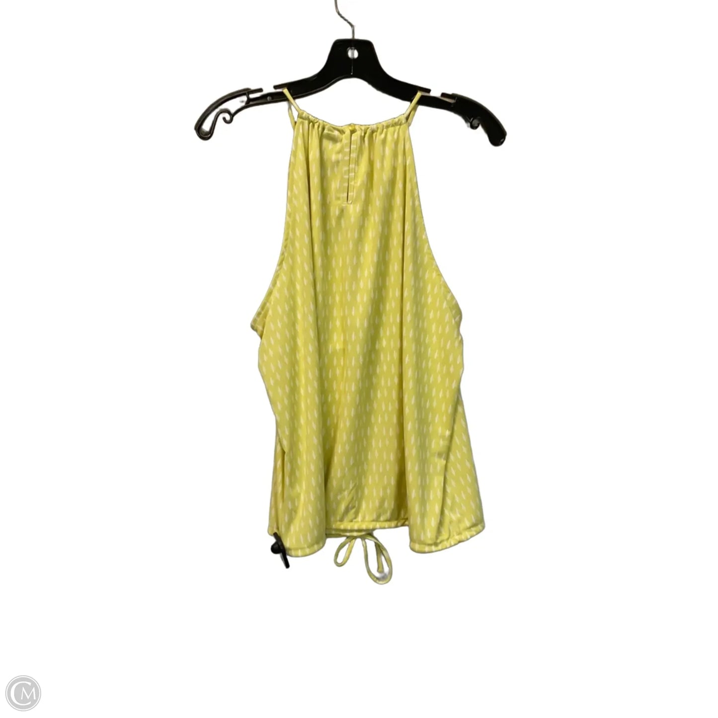 Top Sleeveless By Worthington In Yellow, Size: Xl