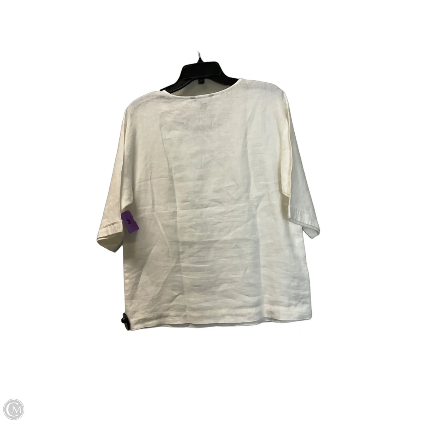 Top 3/4 Sleeve By Tommy Bahama In White, Size: S