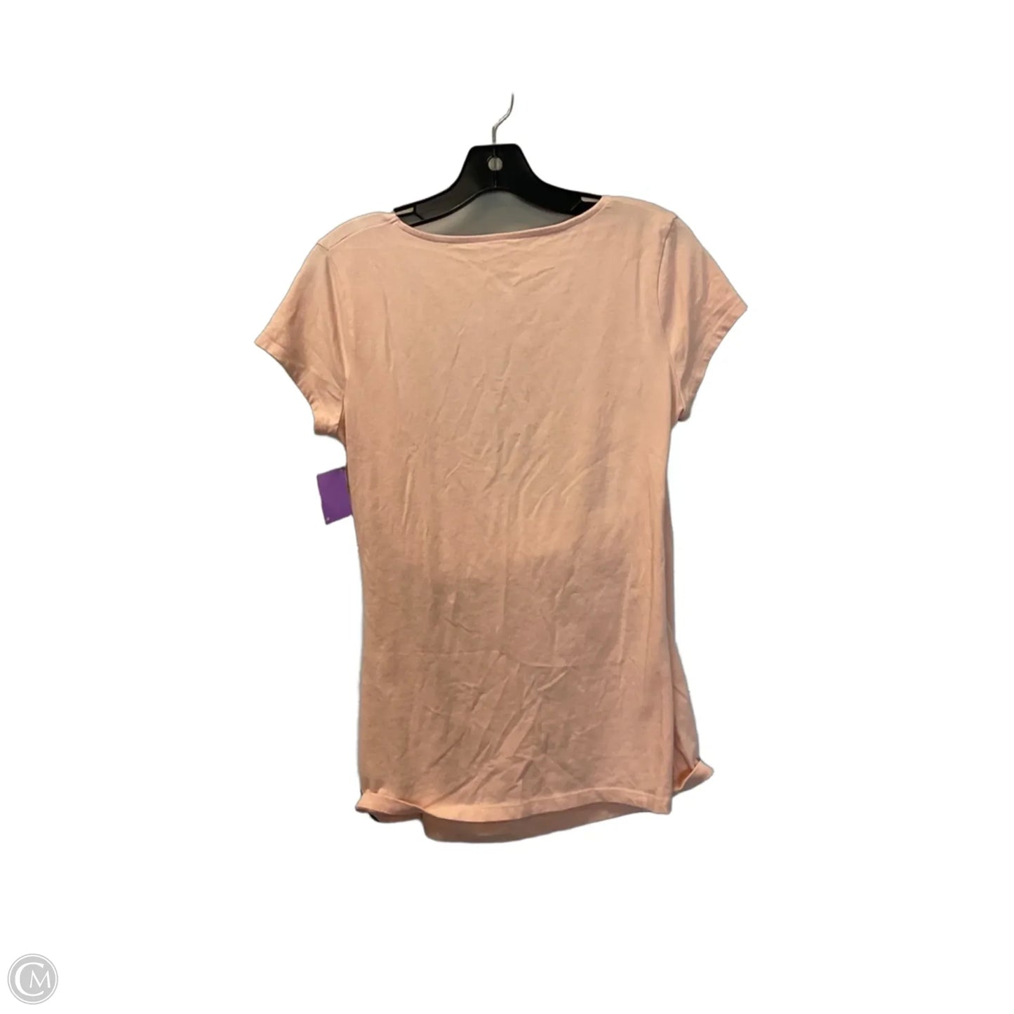 Top Short Sleeve By Merona In Orange, Size: M