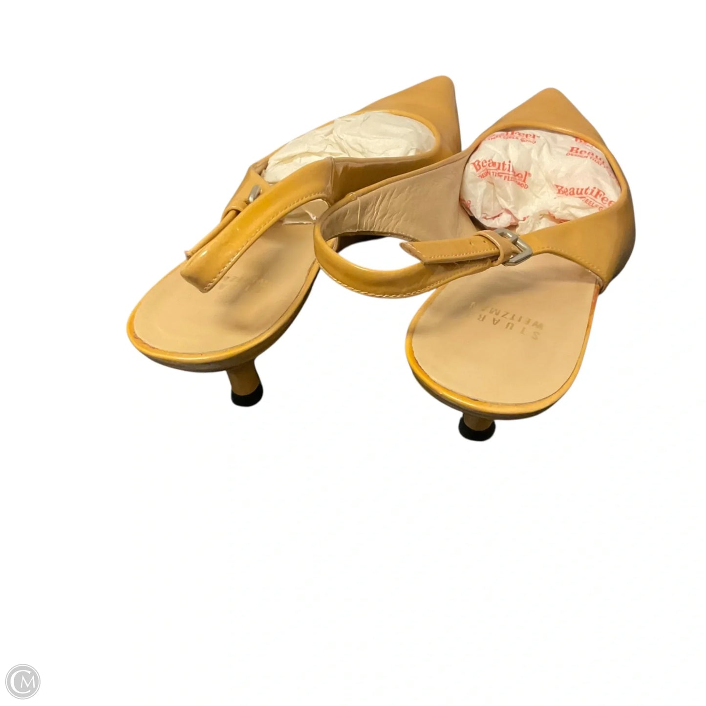 Shoes Designer By Stuart Weitzman In Tan, Size: 8.5