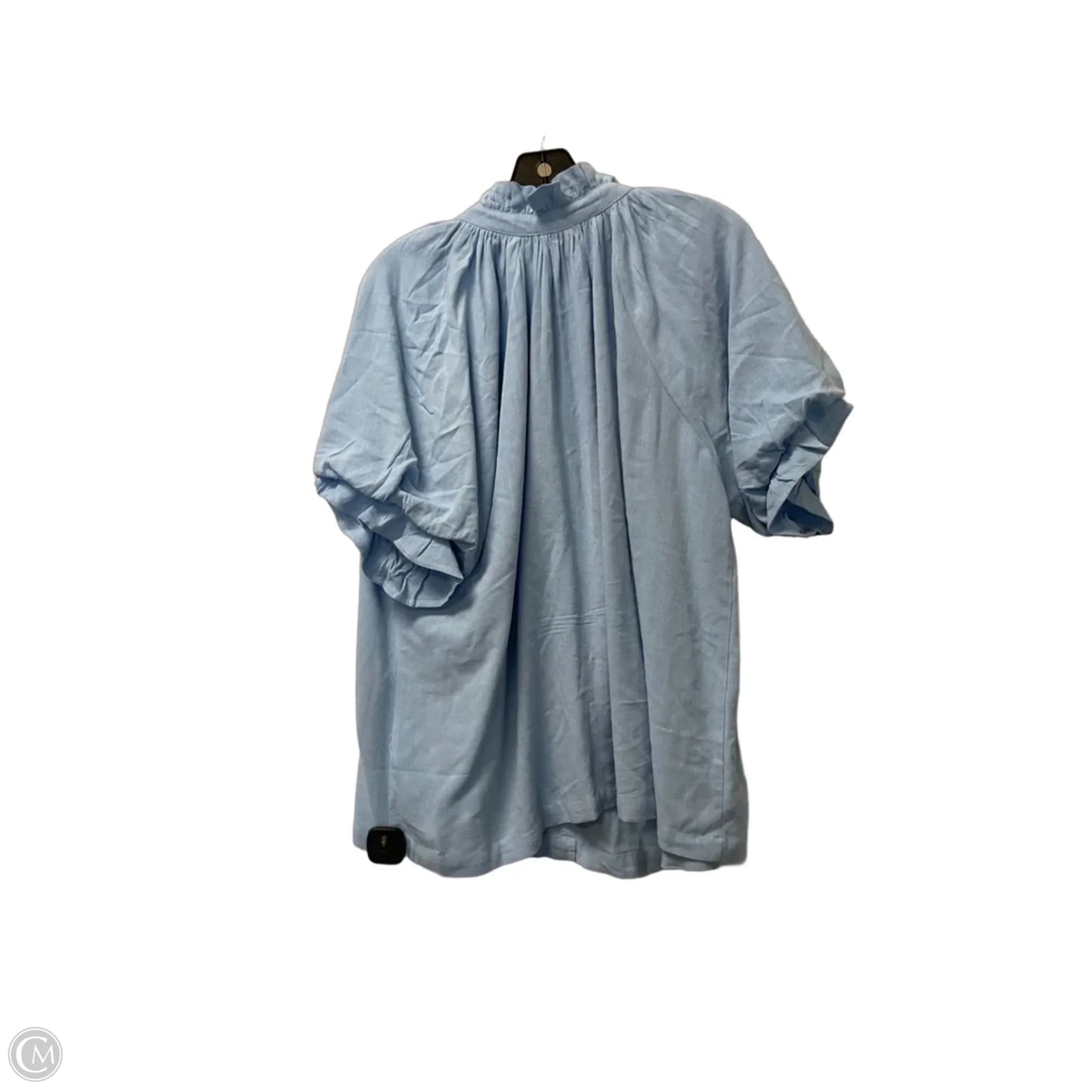 Top Short Sleeve By Umgee In Blue, Size: L