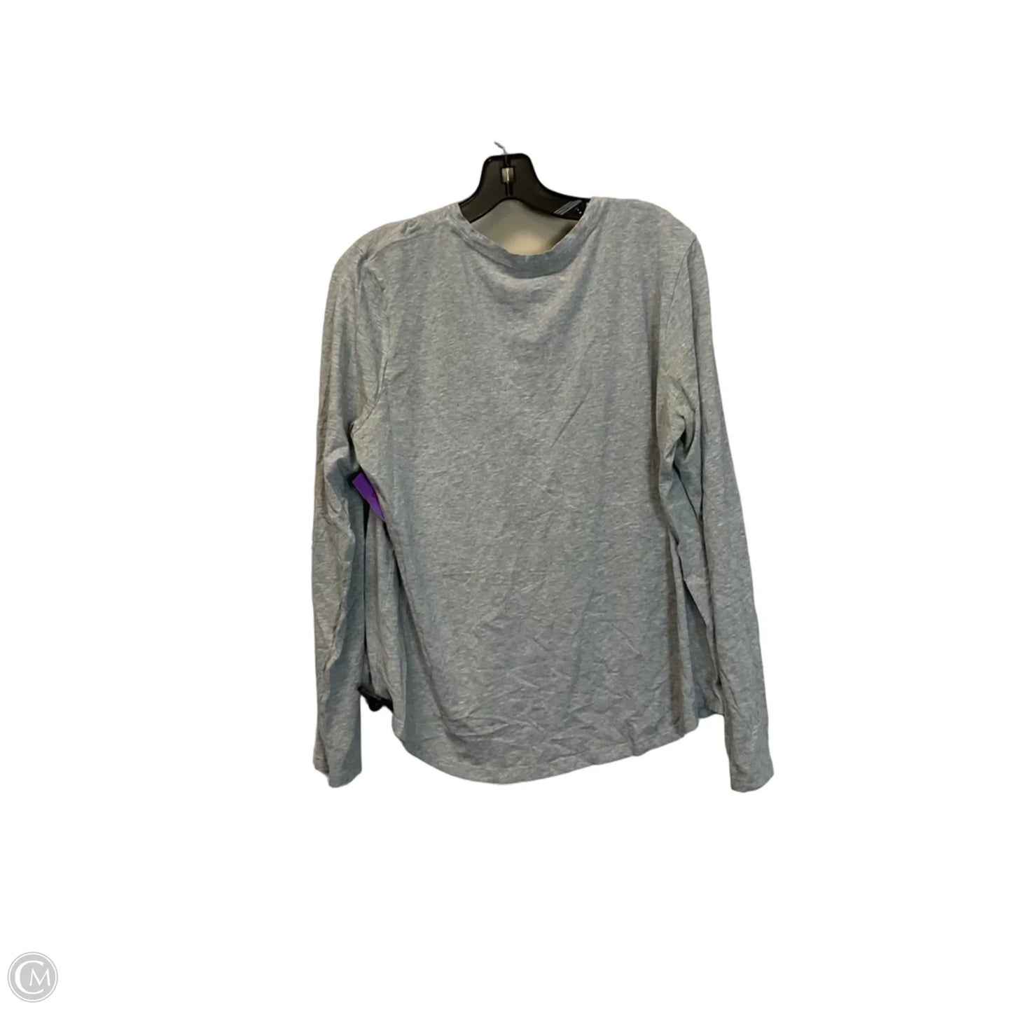 Top Long Sleeve By Lululemon In Grey, Size: 12