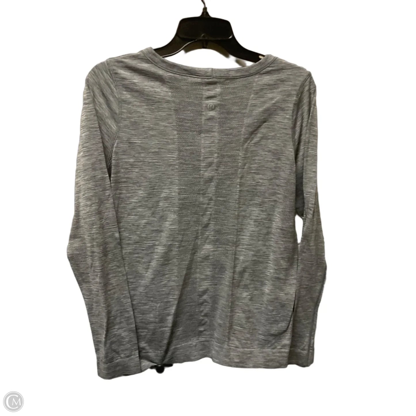 Top Long Sleeve By Lululemon In Grey, Size: M