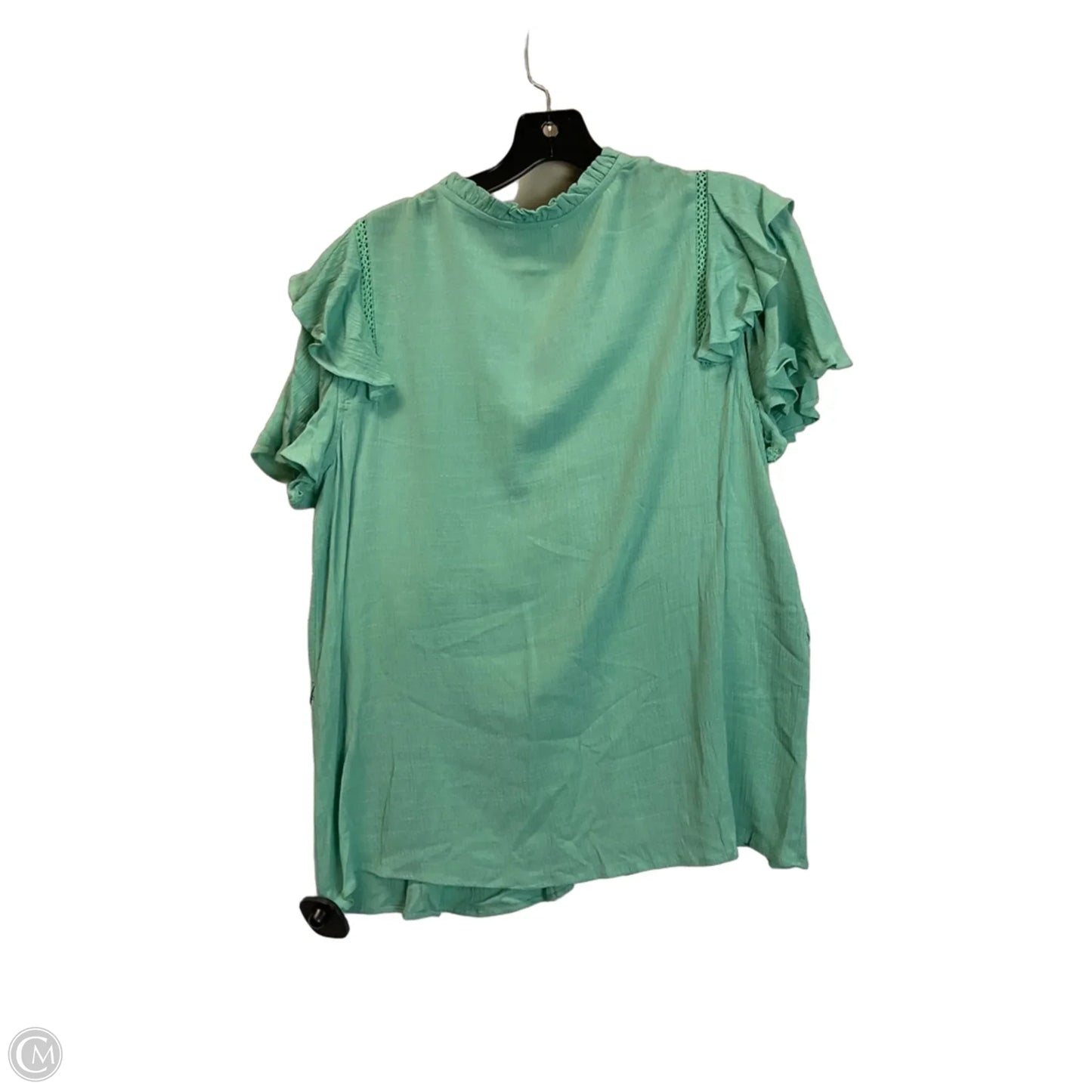 Top Short Sleeve By Cupio In Teal, Size: M