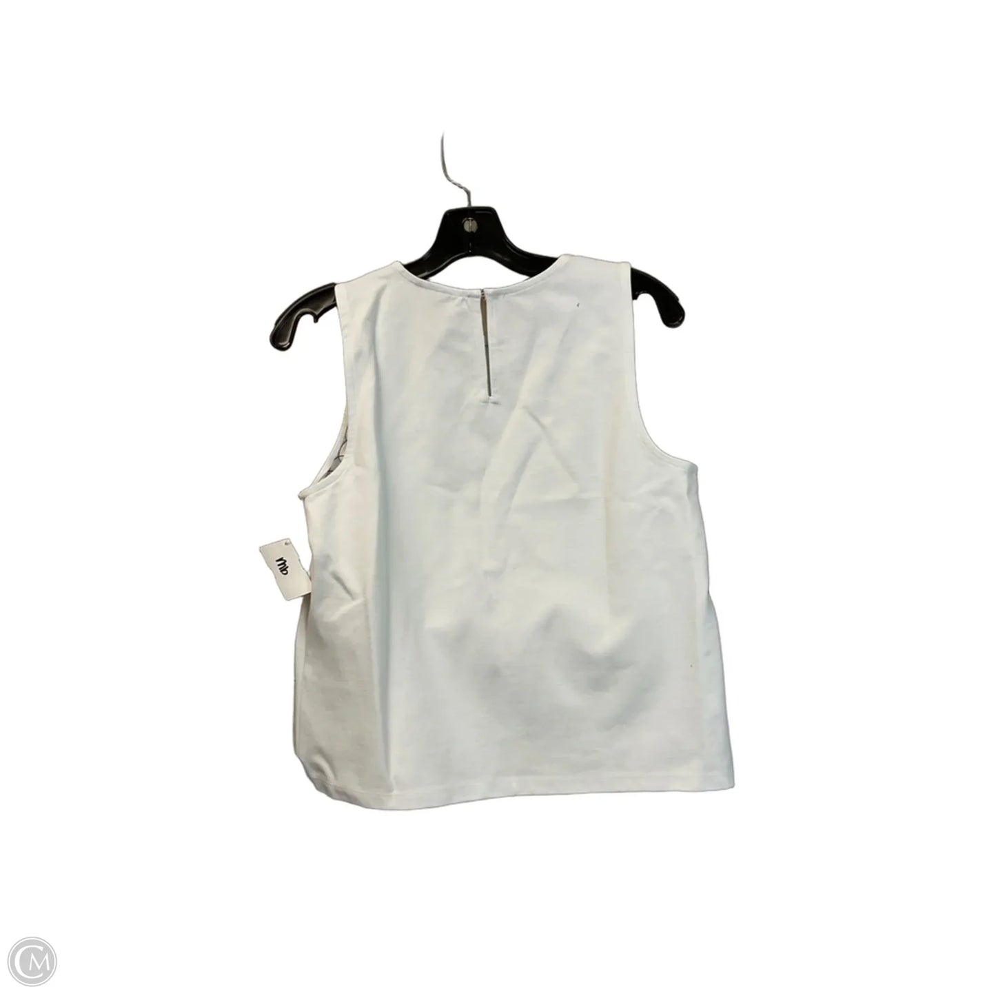 Top Sleeveless Basic By Ann Taylor In White, Size: S