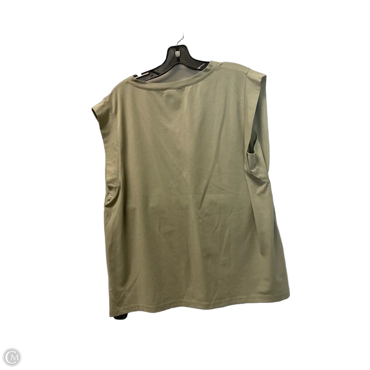 Top Sleeveless Basic By Clothes Mentor In Green, Size: Xl