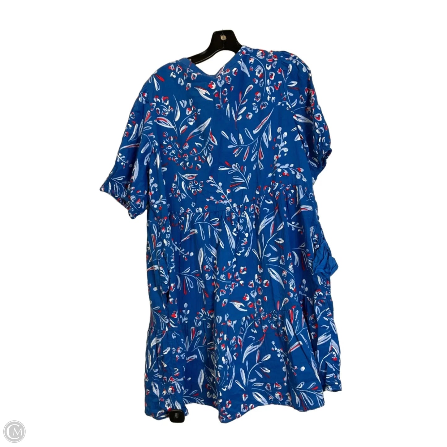 Dress Casual Short By Wonderly In Blue, Size: Xl