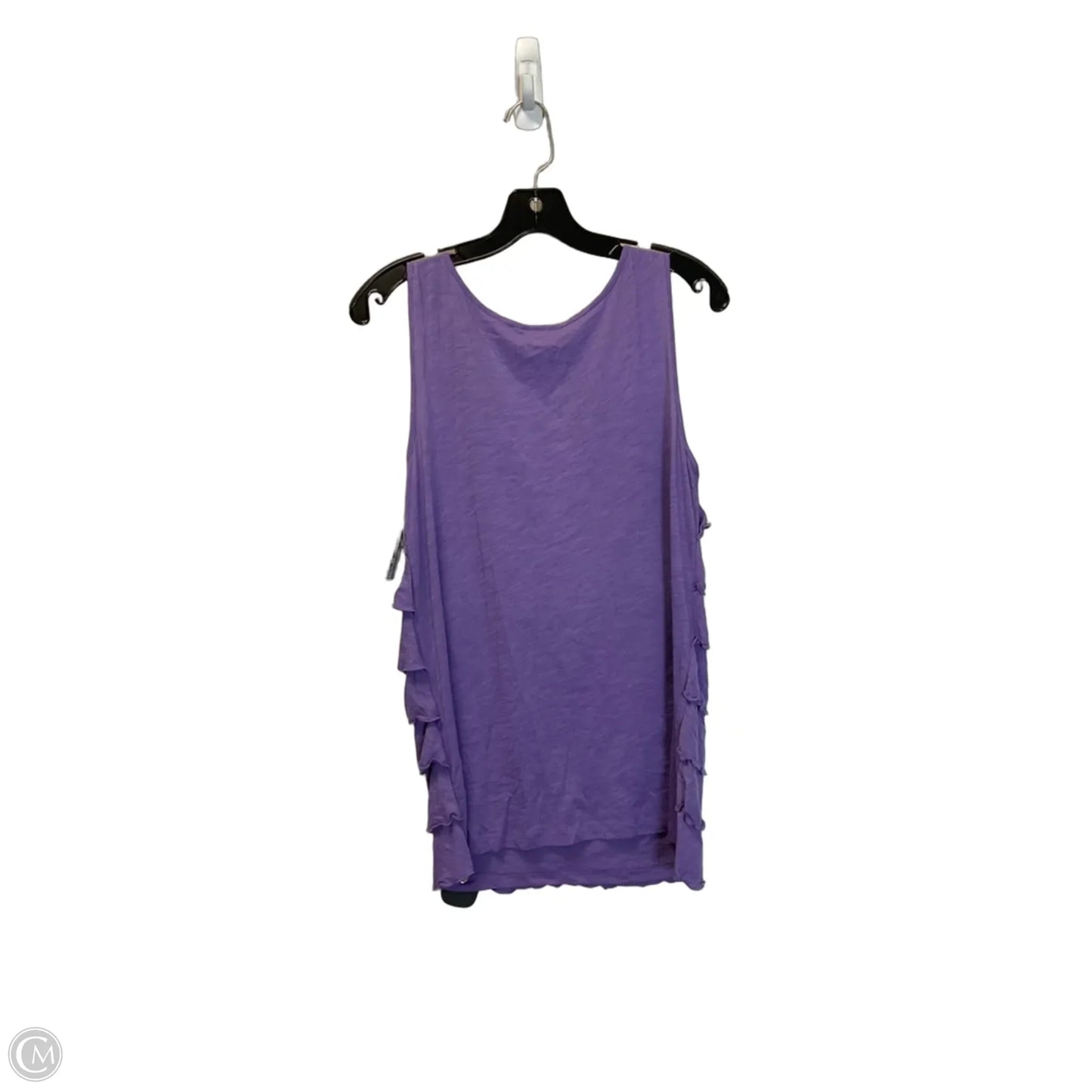 Top Sleeveless By Loft In Purple, Size: S