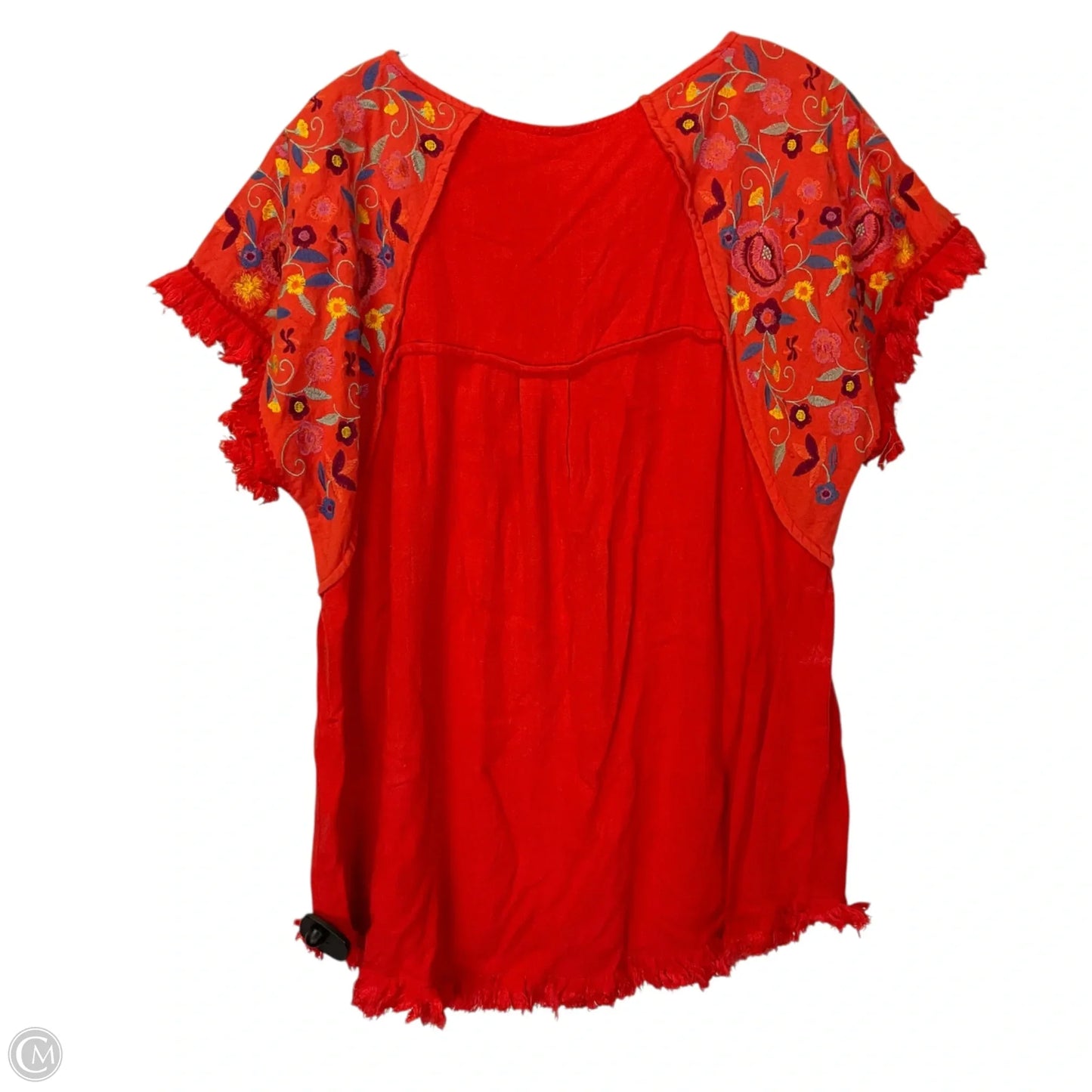 Top Short Sleeve By Umgee In Orange, Size: L
